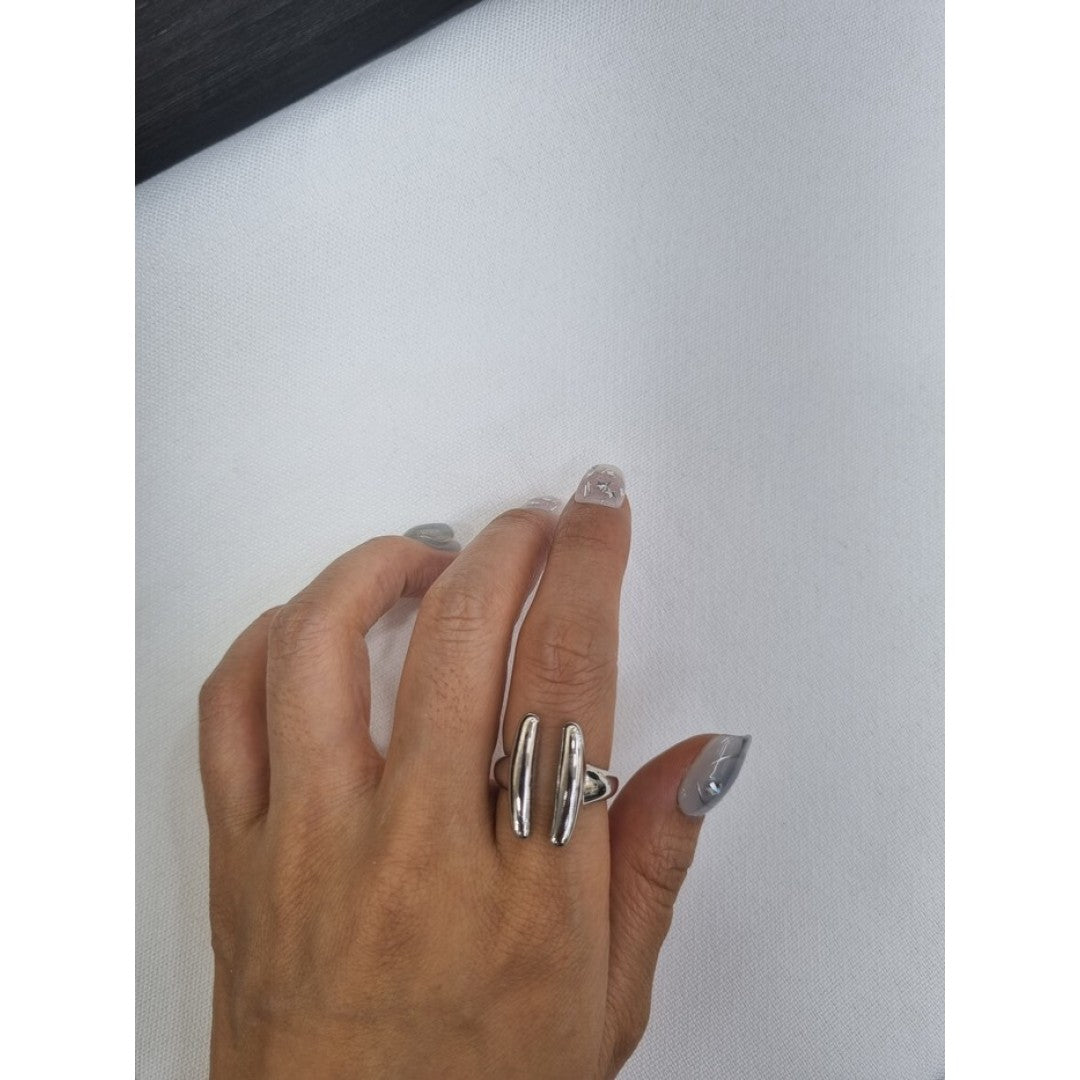 Chunky Open Silver Ring
