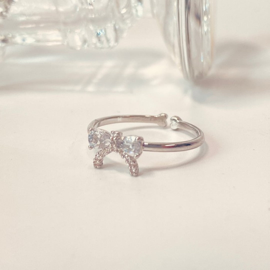 Crystal Bow Ring
