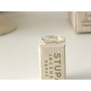 Delicate Silver Heart Ring