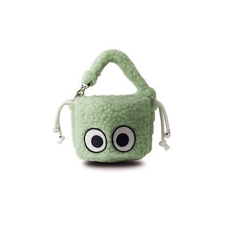 Cozy Fluffy Mini Bag with Cute Eyes