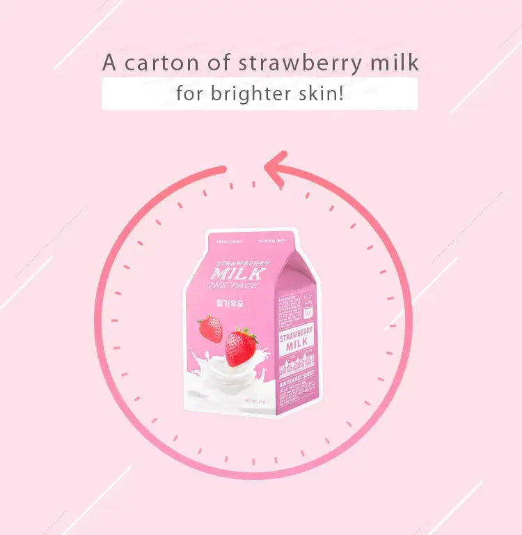 strawberry milk one pack