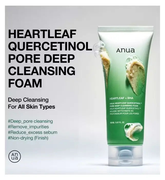 Heartleaf Quercetinol pore Deep cleansing foam 150ml