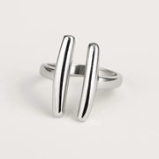Chunky Open Silver Ring
