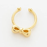 Gold Ribbon Ear Cuff
