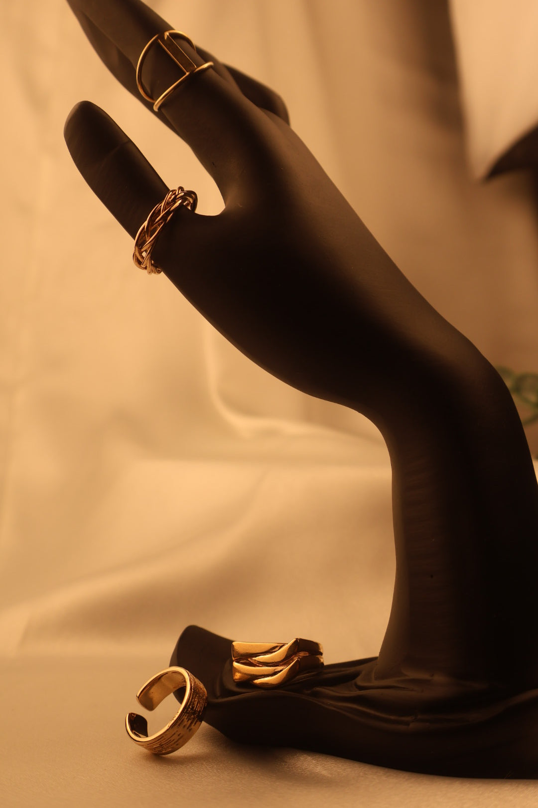 Rose Gold Ring Set Of 4