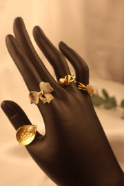 Charming Gold Ring Set (4 Pieces)