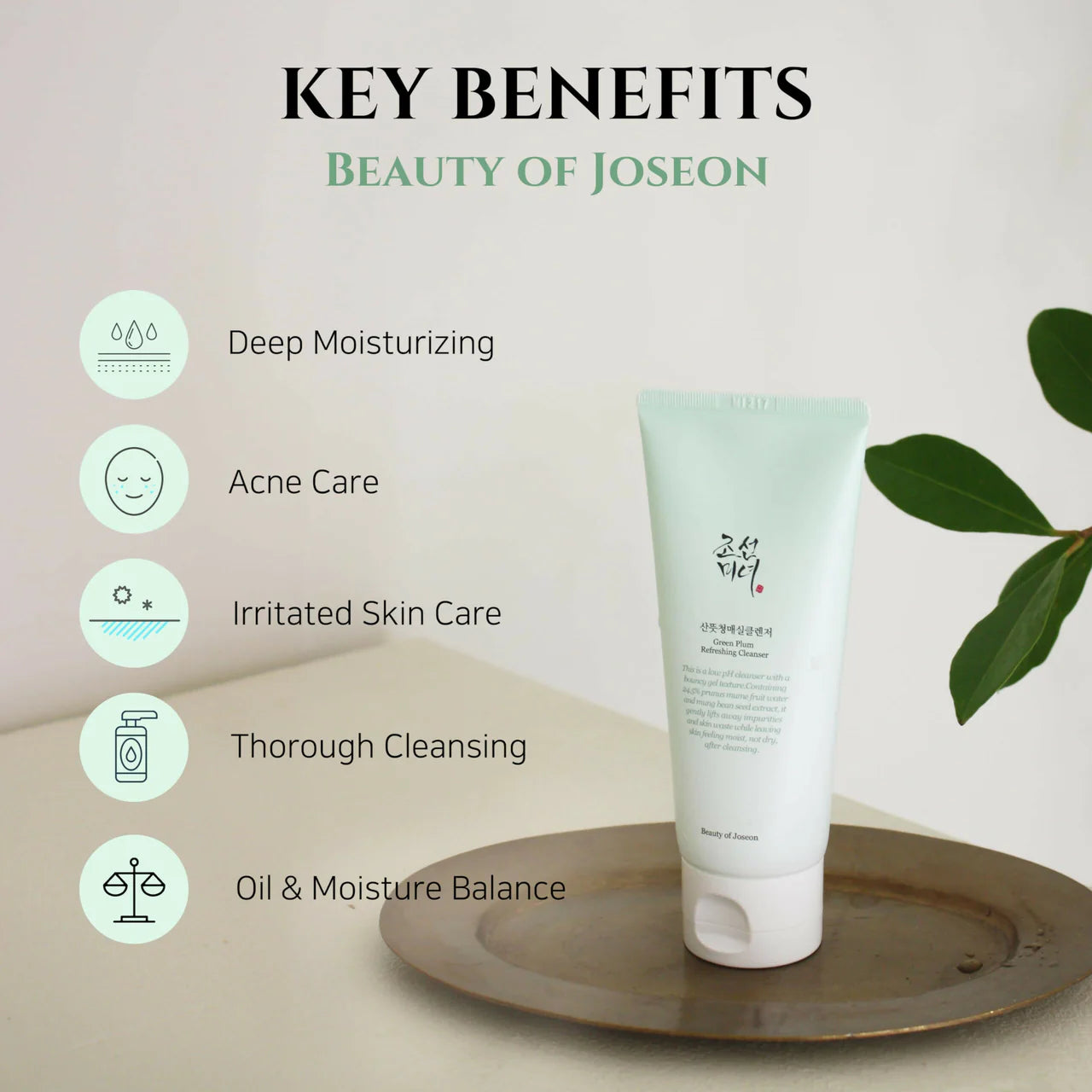 Beauty of joseon green plump refreshing cleanser 100ml