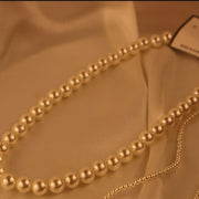 Elegant Pearl Bead Necklace