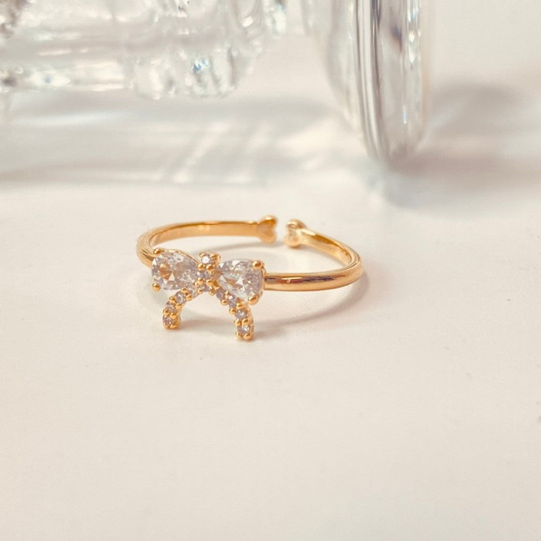 Crystal Bow Ring