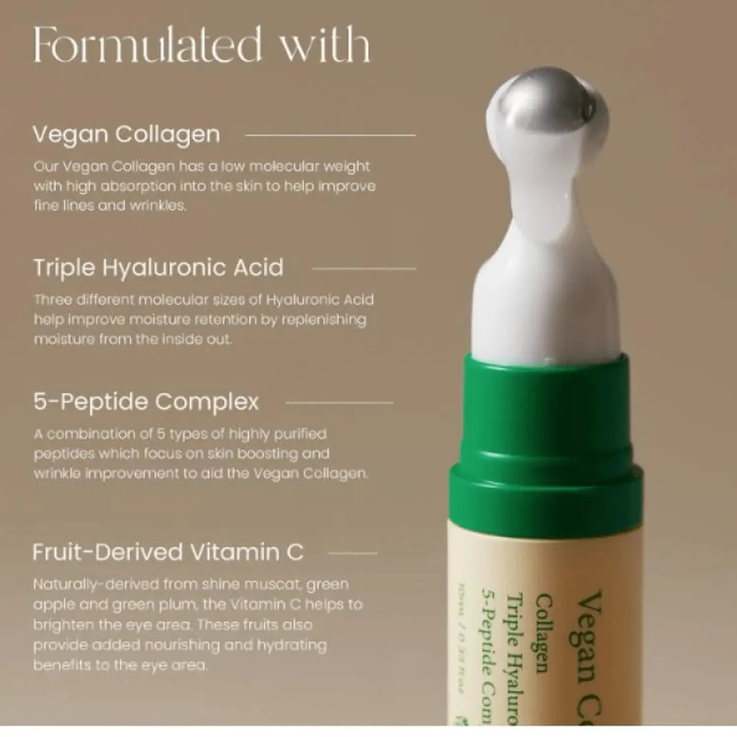 vegan collagen eye serum