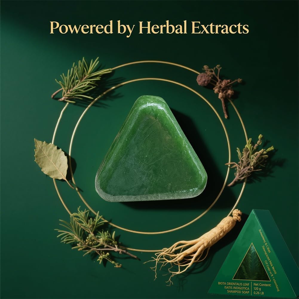 Nature Seven™ Green Shampoo Bar – Plant-Based & Nourishing – hallyustyle