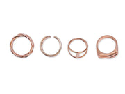 rosegold set of 4