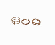 rosegold set of 3